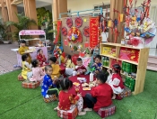 Trường mầm non Sơn Ca thành phố Điện Biên Phủ  tổ chức chương trình “Chào xuân Giáp Thìn Năm 2024”