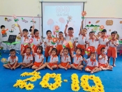 TRƯỜNG MẦM NON SƠN CA VỚI HĐ “MÓN QUÀ YÊU THƯƠNG – GỬI TẶNG BÀ, TẶNG MẸ  NGÀY 20/10”