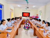 CHI BỘ TRƯỜNG MẦM NON SƠN CA TỔ CHỨC HỘI NGHỊ KIỂM ĐIỂM, ĐÁNH GIÁ CHẤT LƯỢNG ĐẢNG VIÊN NĂM 2025