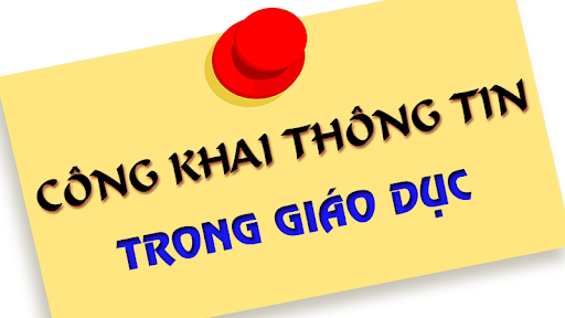 Công khai năm học 2023-2024